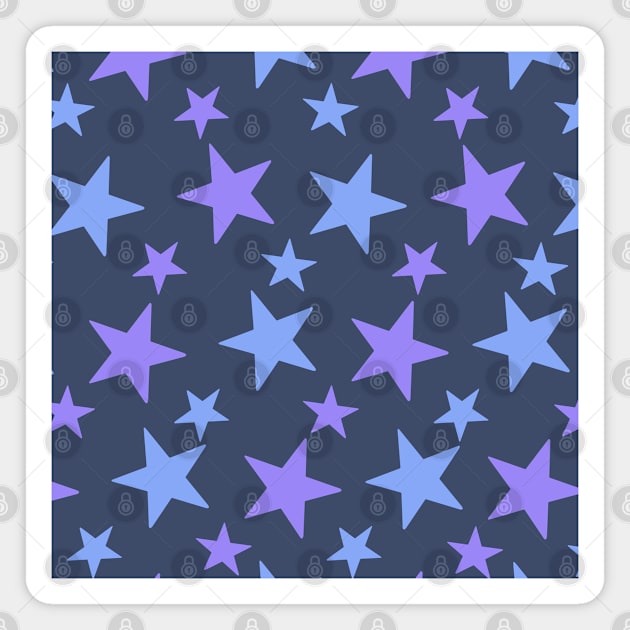 blue stars Magnet by persa